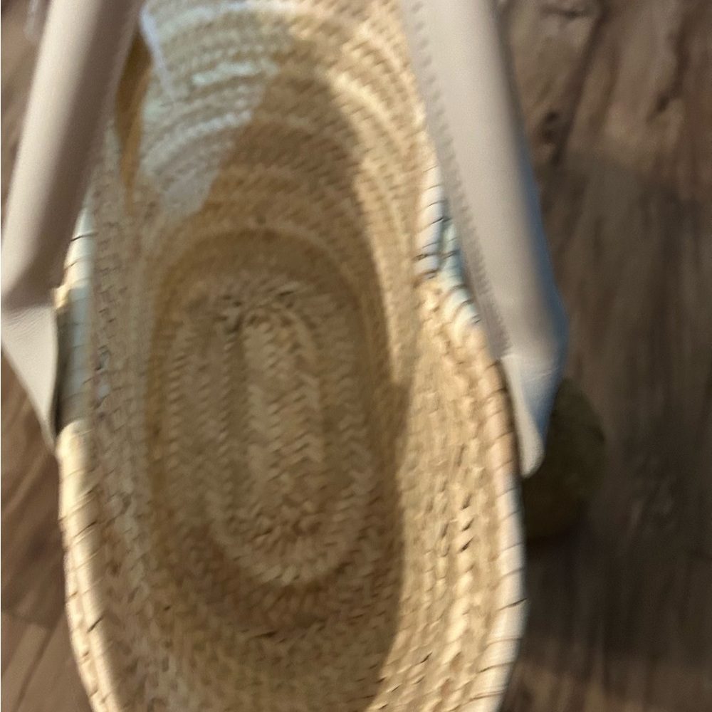 Santorini Collection Straw Tote - White and Tan from Neiman Marcus - Picture 11 of 11